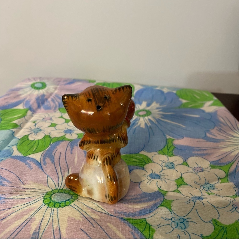 Vintage Boxing kitty cat Salt & Pepper shaker singleton rare hard to find - Picture 6 of 9